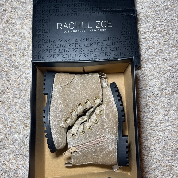 Rachel Zoe Kids Glitter Boots - Gold - Picture 1 of 2